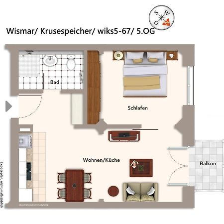 Krusespeicher Krusespeicher 5-67 Wismar Ngoại thất bức ảnh